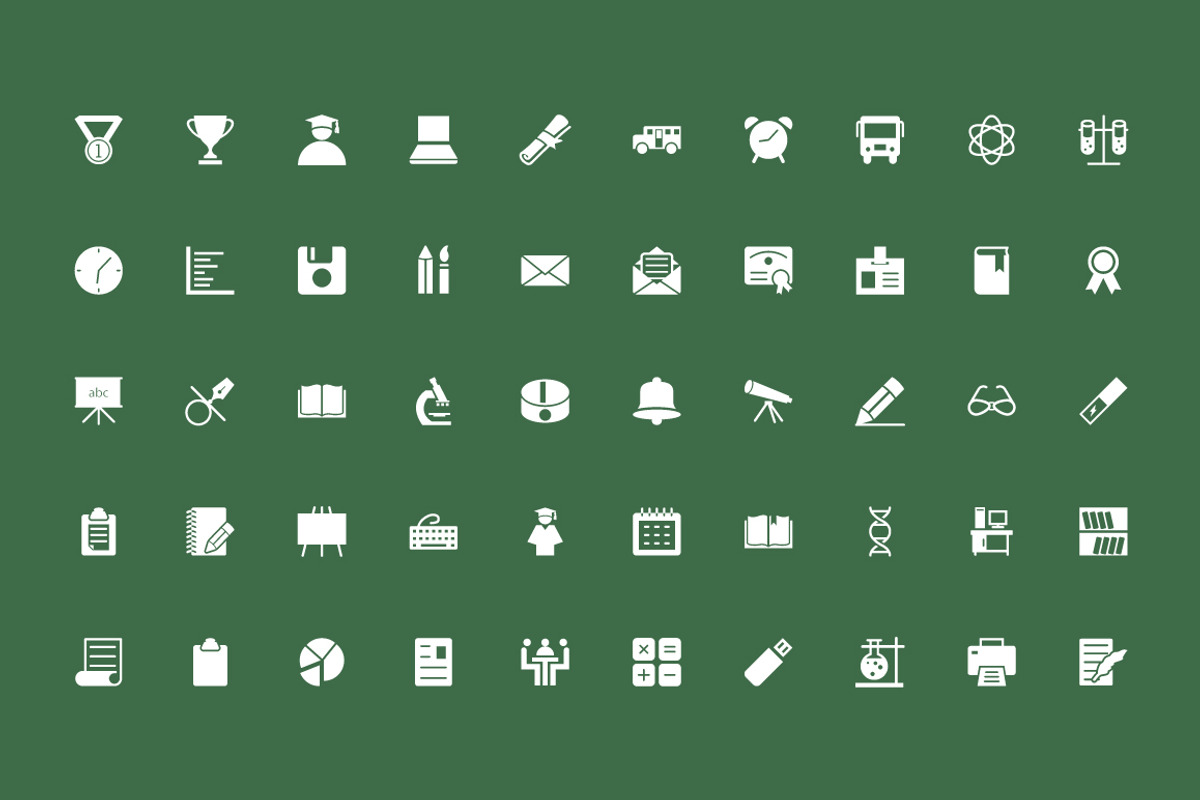 125+ Education Vector Icons - Vol 2 preview 2
