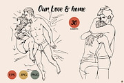 Our love and home, a Person Illustration by Olillia (Thumbnail 11 of 14)