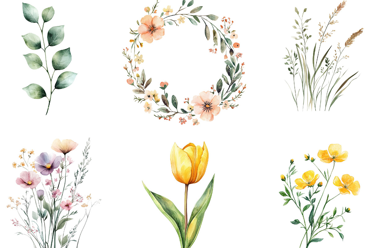 Spring Bees Border Clipart, an Illustration by Designking (Photo 3 of 5)