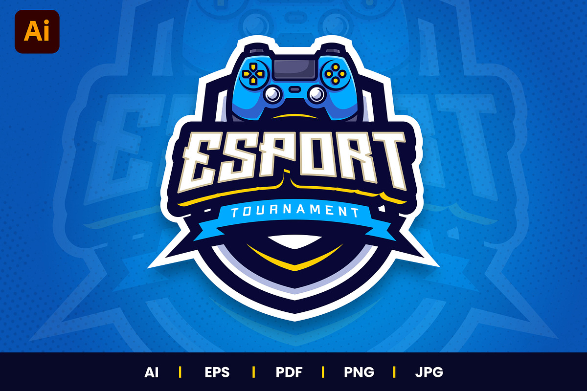 E-sports Gaming Logo Template, a Branding & Logo Template by Akito Studio