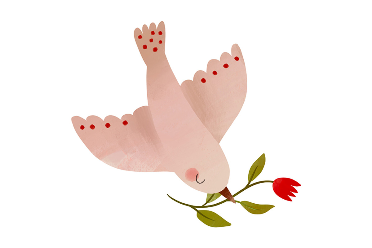Peace Dove Clipart Set, Anti War, an Object Graphic by the_myro (Photo 4 of 6)