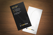 Bright Ideas Business Card, a Business Card Template by Rafael Oliveira (Thumbnail 4 of 4)