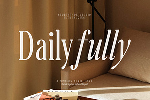 Daily Fully A Modern Serif Font