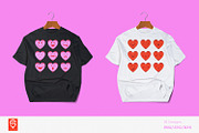 Love Heart Emoji Expressions Bundle, an Illustration by shaondesigns (Thumbnail 3 of 9)