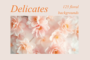 Delicates - Floral Backgrounds, a Background Graphic by Art Sproot (Thumbnail 1 of 10)