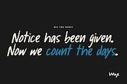 Mix Two Weeks - Handwritten Print, a Handwritten Font by Mix Fonts (Thumbnail 11 of 11)