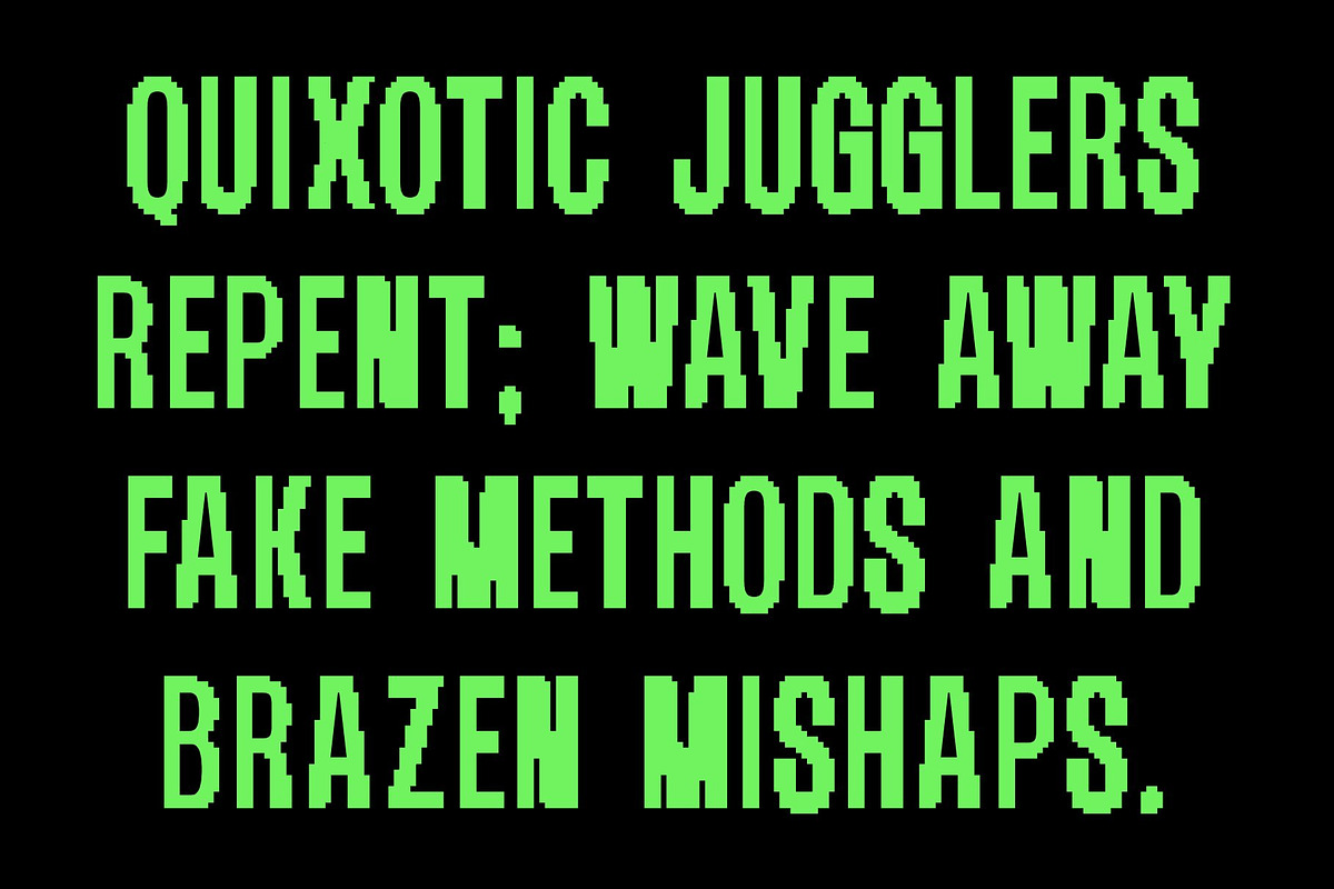 CS Rascal Semipixel, a Sans Serif Font by Craft Supply Co. (Photo 5 of 8)