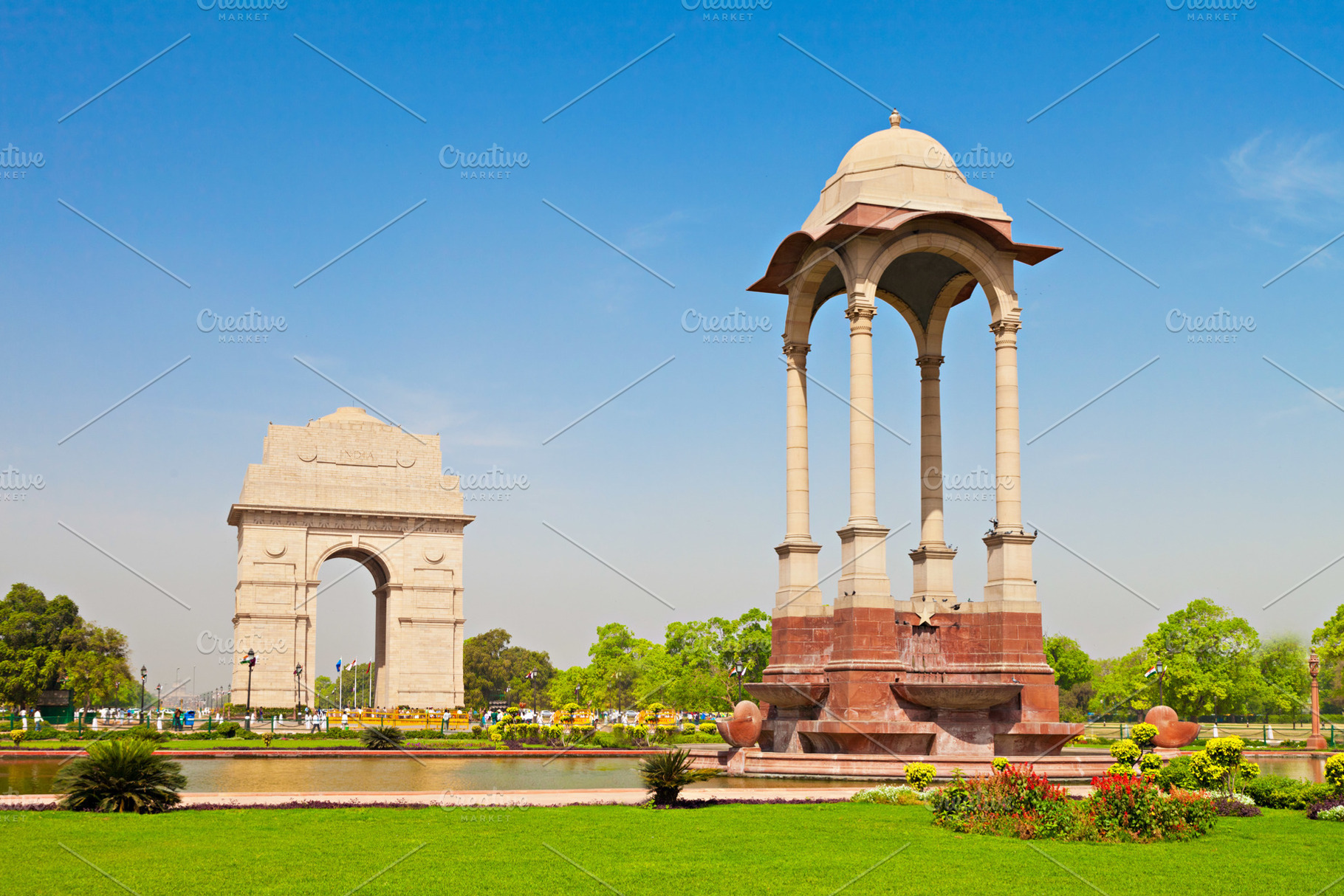 India Gate, a Photo by saiko3p