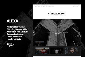 Alexa - Premium WordPress Blog Theme