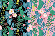 Exotic flowers, a Pattern Graphic by ramika (Thumbnail 2 of 6)