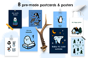 Scandinavian Arctic fun ink creator, an Animal Illustration by Beauty Drops (Thumbnail 4 of 9)