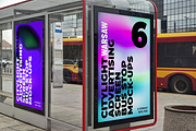 Warsaw Bus Stop Ad Screen Set 2, an Advertising Mockup by Graphic Shelter (Thumbnail 9 of 10)