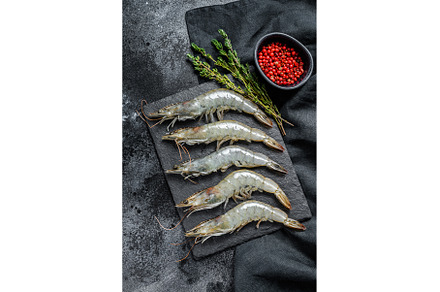 Fresh raw giant langoustine shrimp, a Food & Drink Photo by composter-box@mail.ru