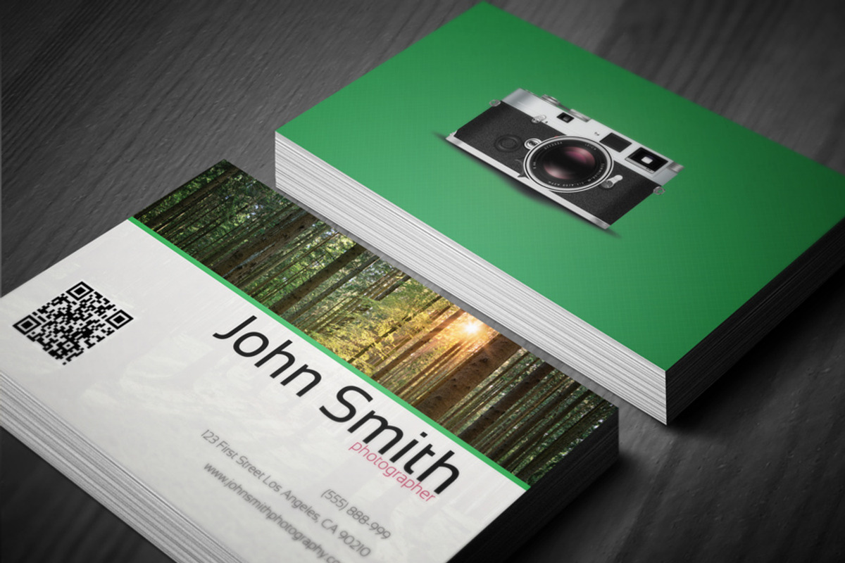 Photography Business Card, a Business Card Template by Crazyleaf (Photo 2 of 4)