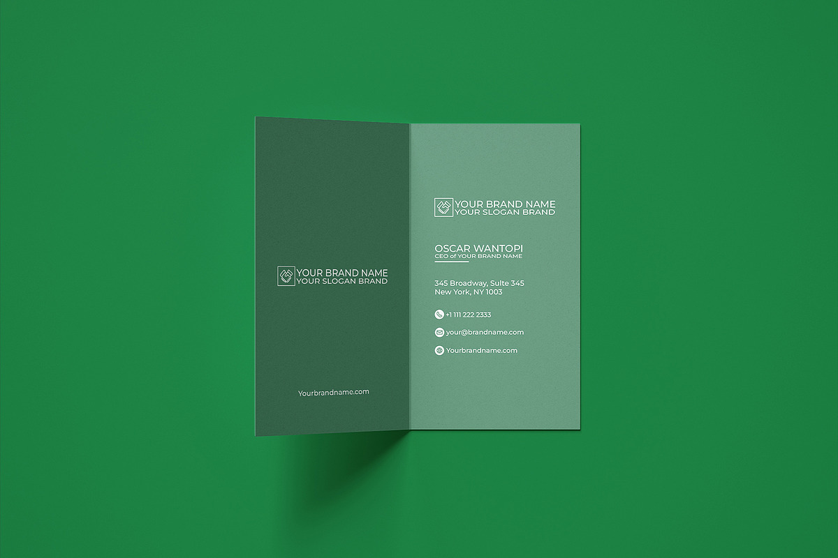 Business Card Vertical, a Business Card Template by Oskar Wantopi (Photo 1 of 4)