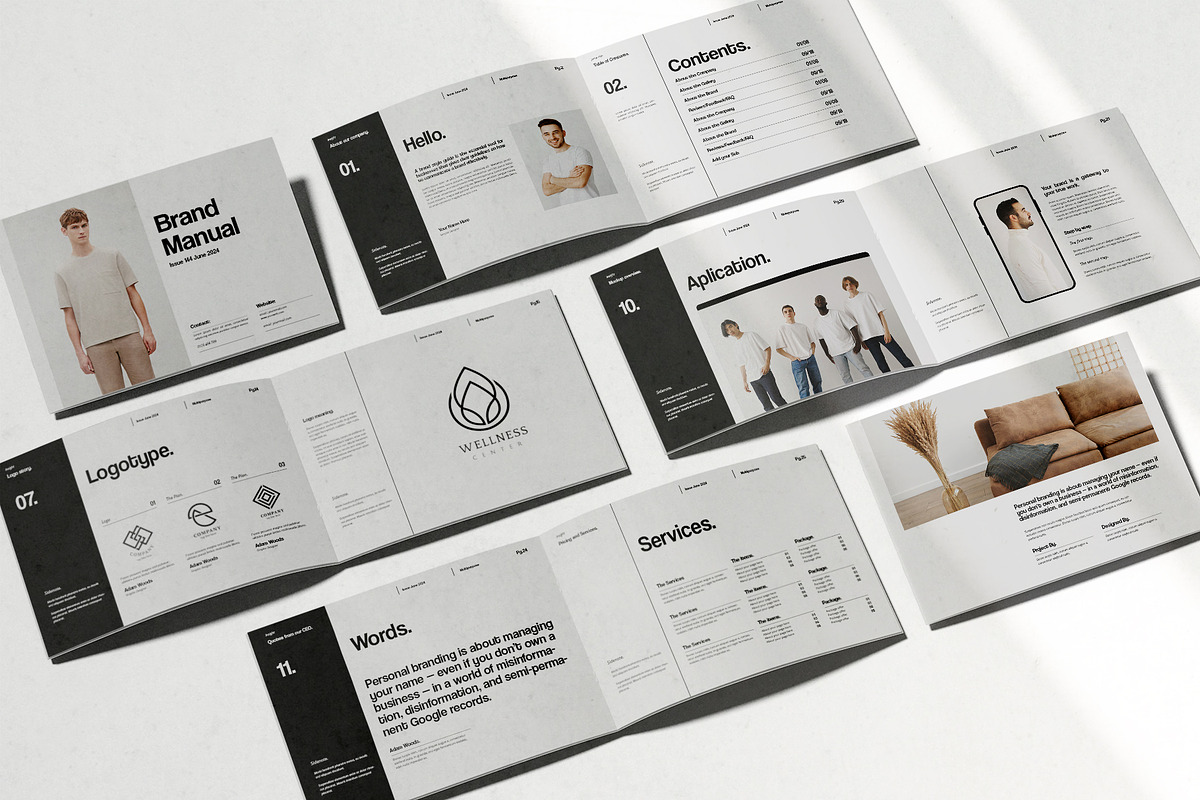 BOLD | Brand Guidelines, a Brochure Template by Analogi Studio (Photo 12 of 21)