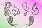 Paisley Ornaments Embellishments, an Illustration by MDD Designs (Thumbnail 5 of 5)