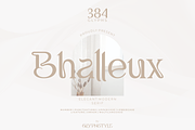 Bhalleux Elegant Serif, a Serif Font by Glyphstyle (Thumbnail 1 of 11)