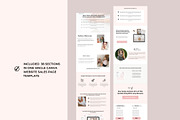 Landing Page Sales Page Canva, a Landing Page Template by Deepa Template Studio (Thumbnail 2 of 9)