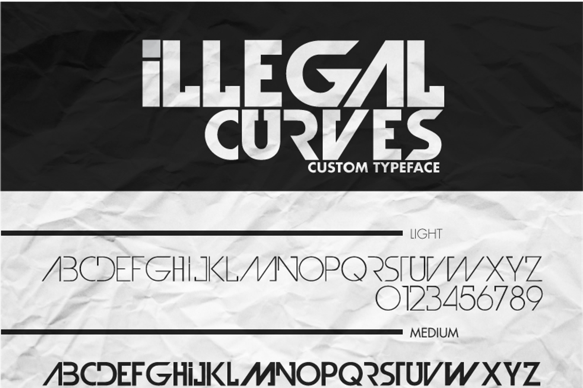 iLlegal Curves Typeface