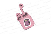 Books Outline Cute Illustrations, an Education Illustration by Palau (Thumbnail 2 of 12)