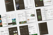 Sustainability & ESG Annual Report, a Brochure Template by twinstd (Thumbnail 5 of 6)
