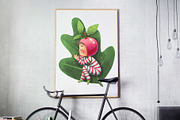 Fruit Babies - Clipart Set, an Education Illustration by Mashamashastu (Thumbnail 9 of 11)