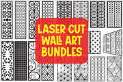 Laser Cut Wall Art Design Bundle, an Illustration by Amazin_art (Thumbnail 1 of 7)