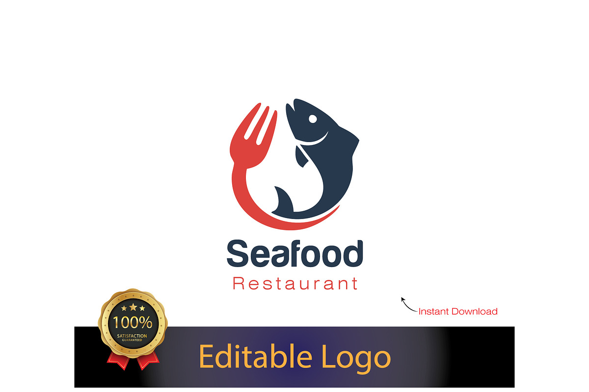 Fish & Seafood Restaurant Logo