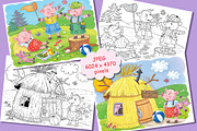 The Three Little Pigs bundle, an Animal Illustration by Haso (Thumbnail 2 of 10)