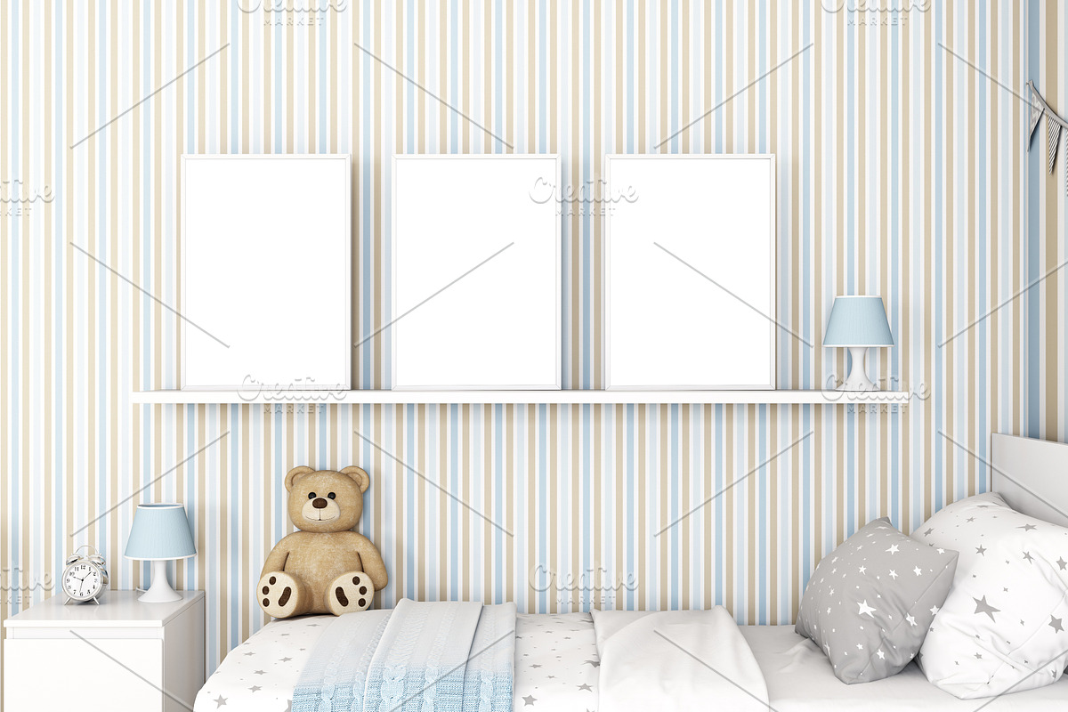 Frame Mockup Bundle Kids - 14, a Print Template by Mockup Shop (Photo 20 of 21)