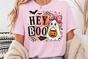 Hey Boo Halloween Sublimation Design, a Seasonal Illustration by Rose Art (Thumbnail 3 of 4)