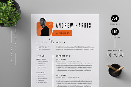 Resume/CV, a Resume Template by Reuix Studio