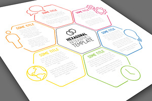 Infographic Template - Hexagons