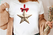 Scandi Christmas clipart Watercolor, a Seasonal Illustration by CreationArt (Thumbnail 6 of 7)