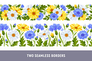 Set With Daisy And Cornflower, a Pattern Graphic by Vector beauty (Thumbnail 3 of 9)