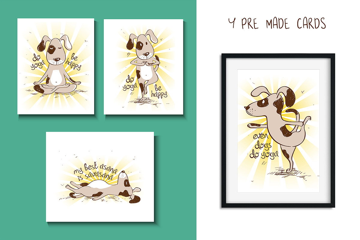 Yoga Dogs, an Animal Illustration by Annakniaz (Photo 7 of 9)