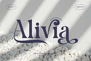 Alivia, a Serif Font by Muflieart (Thumbnail 1 of 10)
