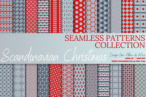 Scandinavian Christmas 24 Seamless P
