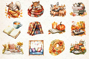 Fall Lazy Day Clipart, an Illustration by Dream Creation (Thumbnail 2 of 4)