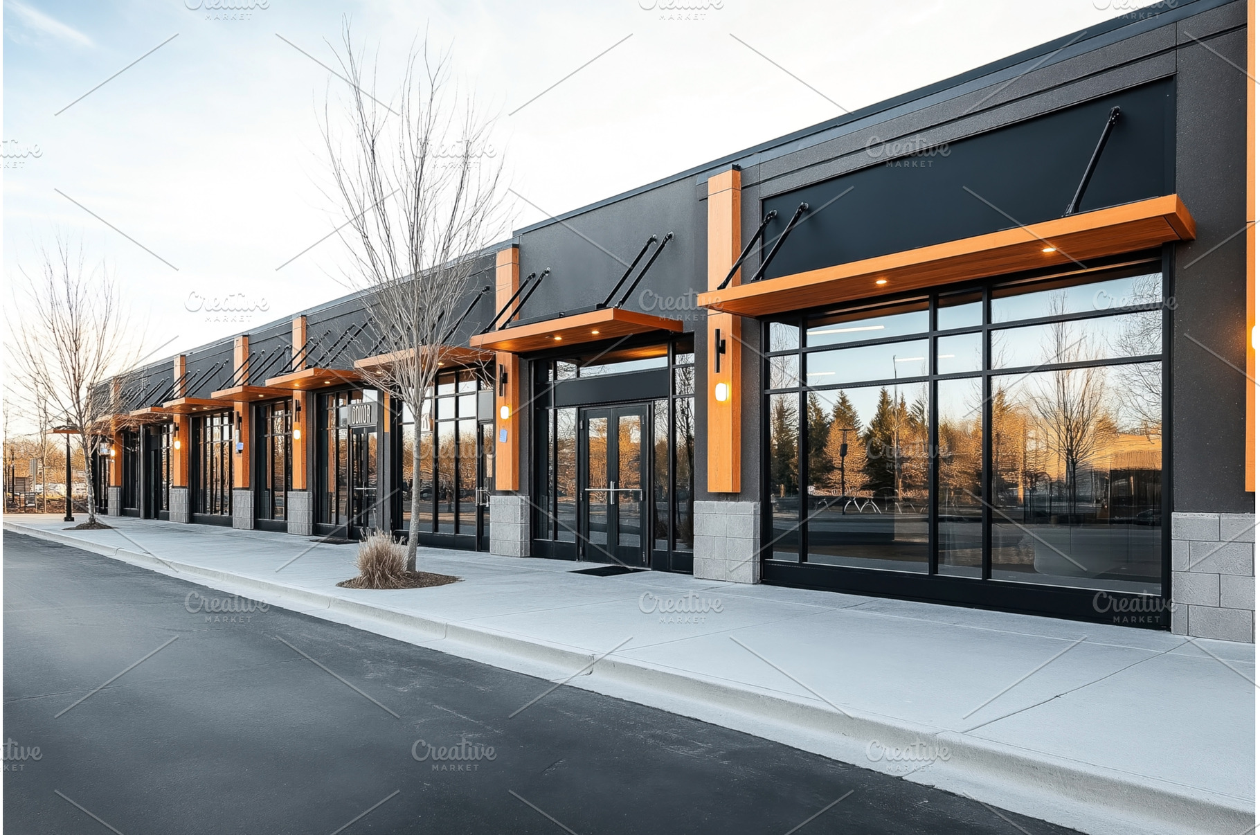 Modern commercial building exterior, an Architecture Photo by Sergey Kotenev