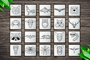 100 Geometric Animals Portraits, a Decorative Illustration by Arshad Ali (Thumbnail 2 of 11)