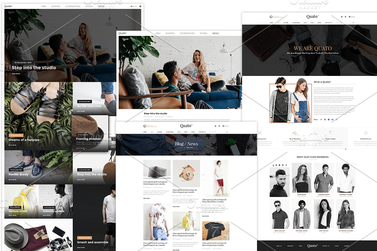 Quato - Fashion eCommerce PSD Temp, a Websites & App Template by EngoCreative.com (Photo 4 of 4)
