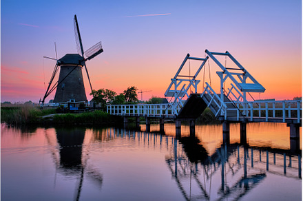 Windmills at Kinderdijk in Holland, an Architecture Photo by f9photos
