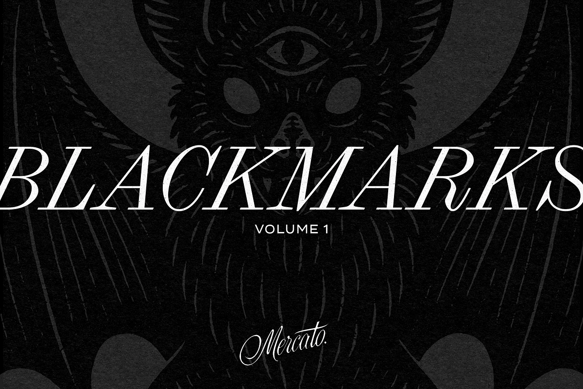 BLACKMARKS, an Object Illustration by Mercato (Photo 1 of 7)