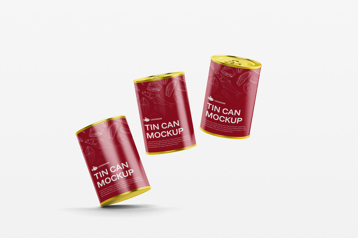 Tin Can Mockup, a Packaging Mockup by SLAB! Design (Photo 7 of 7)