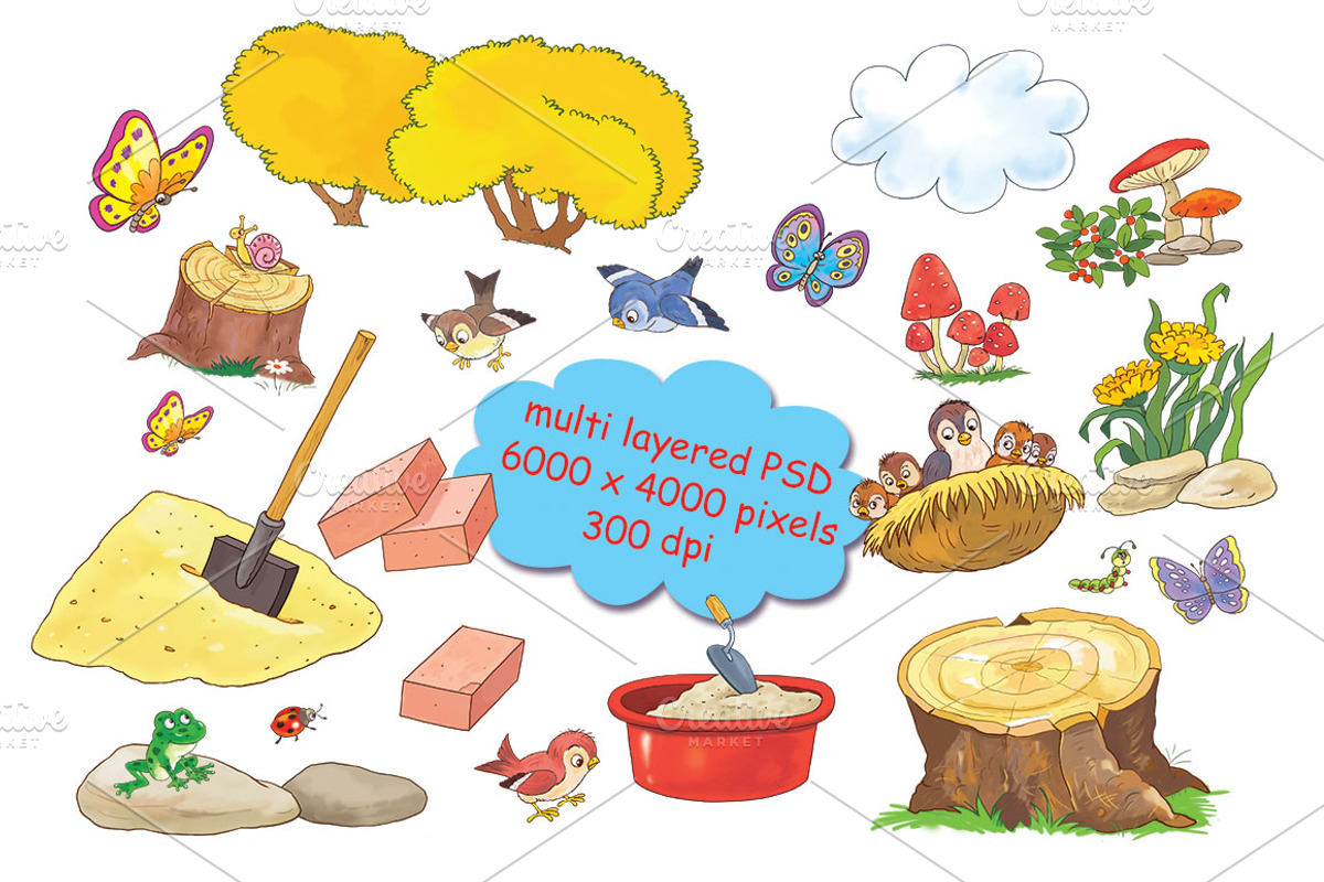 The Three Little Pigs bundle, an Animal Illustration by Haso (Photo 6 of 10)