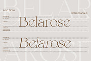Belarose - Modern Elegant Serif, a Serif Font by Qweera Studio (Thumbnail 7 of 12)