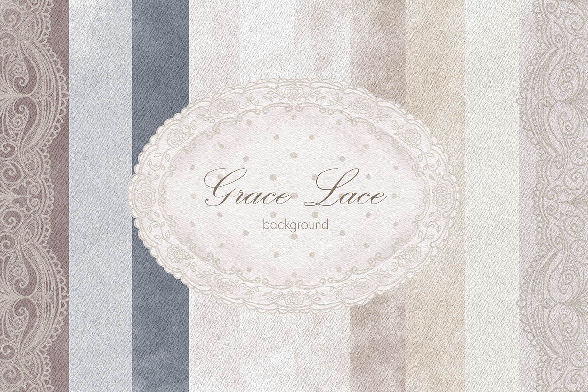 Grace Lace. Hand draw watercolor, an Object Graphic by ma_i_vi (Photo 8 of 12)