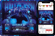 Halloween Party Flyer, a Flyer Template by regalDRAW (Thumbnail 3 of 3)